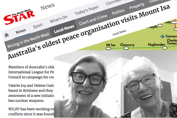 End nuclear weapons story in regional newspaper