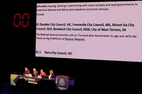 ALGA Conference and the NuclearBan Motion